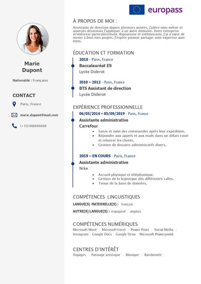 German CV Sample